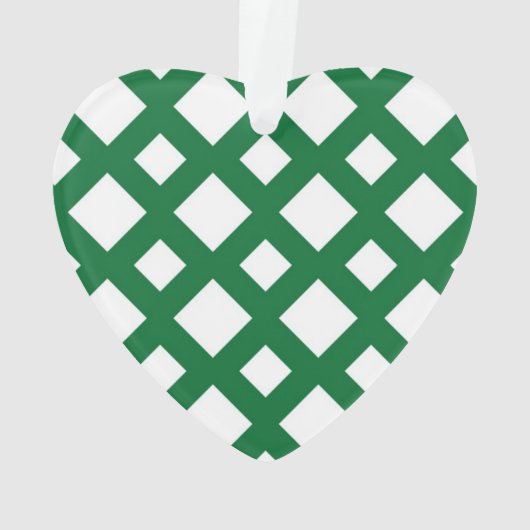 Diamants blancs sur vert (dos)