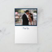 Diamants Bleus Royaux/Coeurs Carte de remerciement (Intérieur)