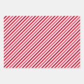 Diamants, Coeurs Et Rayures Feuilles De Papier Env (Devant 3)