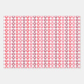 Diamants, Coeurs Et Rayures Feuilles De Papier Env (Devant 2)