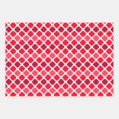 Diamants, Coeurs Et Rayures Feuilles De Papier Env (Devant)