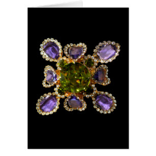 Diamants d'améthyste violet Emeralds bijoux