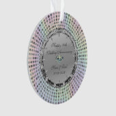 Diamants d'argent pointillés 50e anniversaire Mari (devant)