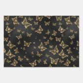 DIAMANTS DE BOUTEILLES FEUILLES TROPICALES NOIRES  (Devant 2)