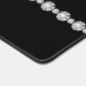 Diamants De Chat Du Bengale Sur Tapis Noir (Coin)