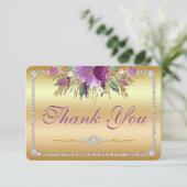 Diamants de fleurs Mariage Merci or (Debout devant)