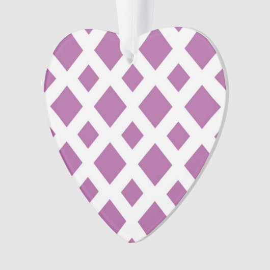 Diamants de lavande sur blanc (devant)