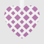 Diamants de lavande sur blanc (devant)