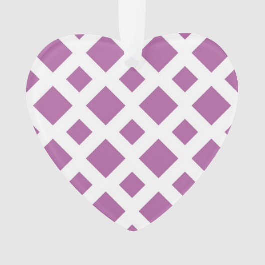 Diamants de lavande sur blanc (devant)