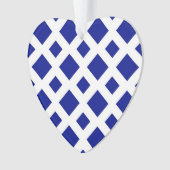 Diamants de marine sur blanc (devant)