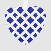 Diamants de marine sur blanc (devant)