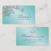 Diamants de parties scintillantes de carte de (Devant / Derrière)