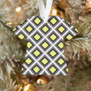 Diamants d'ikat gris foncé, noir, jaune par STaylo