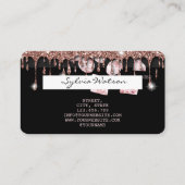 Diamants d'or Rose à séchage par carte de crédit (Dos)