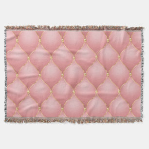 Diamants d'or rose Tufted lancette couverture