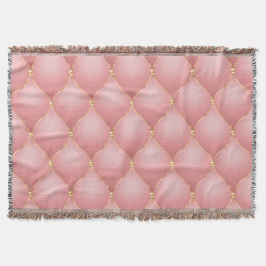 Diamants d'or rose Tufted lancette couverture (Devant)