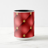 Diamants d'or rouge Mug de café Tufee (Centre)