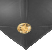 Diamants d'or Tufté Noir et Or Nappe (Angle)