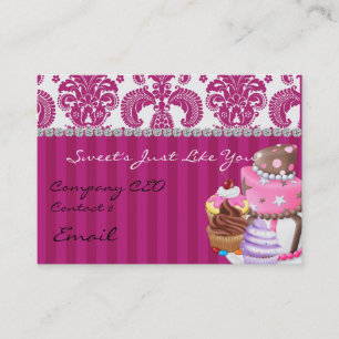 Diamants doux de carte de visite de conception de