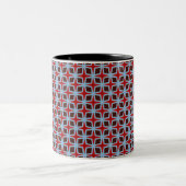Diamants Et Étoiles Mug À Café À Deux Tons (Centre)
