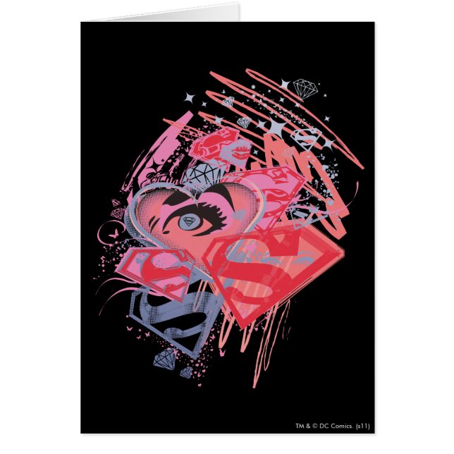 Diamants et lèvres Supergirl (Devant)