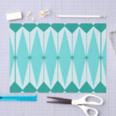 Diamants et papier de soie de soie géométriques de (Artisanat)