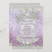 Diamants et sucreries 16 Invitations de coing (Devant / Derrière)