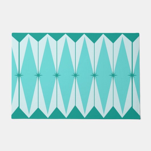 Diamants et tapis de porte géométriques de (Devant)