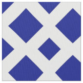 Diamants géométriques de bleu marine sur le tissu (fermé)