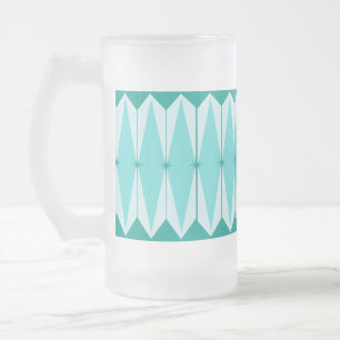 Diamants géométriques et éclats de verre glacé Mug