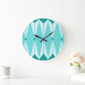 Diamants géométriques et Starburbs Horloge ronde (Maison)