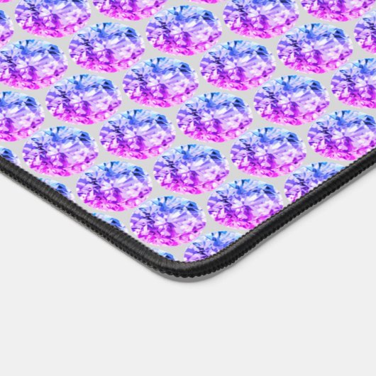 Diamants gris clair Abstraits et tons violets (Coin)