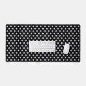 Diamants gris clair abstraits sur fond noir (Clavier et souris)
