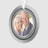 Diamants imprimés Ornement du 25e anniversaire du (devant)