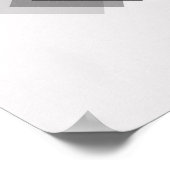 Diamants minimalistes Poster noir et blanc (Coin)