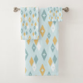 Diamants Motif atomique moderne du milieu du siècl (En situation)