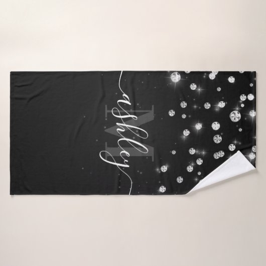 Diamants noirs (Serviette de bain)