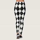Diamants Noirs Sur Legging Blanc (Dos)