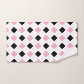 Diamants roses et noirs (Serviette à main)