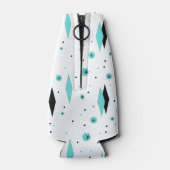 Diamants Turquoise Rétro et Glacière de bouteille  (Dos)