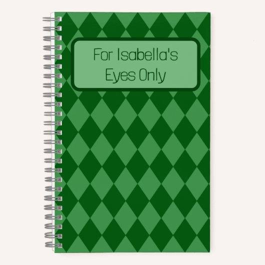 Diamants verts Mes yeux seulement Journal (Recto)