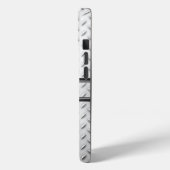 Diamantstaal met Bord naam Case-Mate iPhone Case (Achterkant / Links)