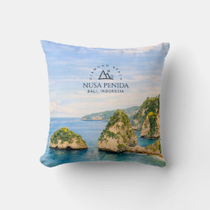 Diamantstrand Bali Aquarel Turquoise Zee Kussen