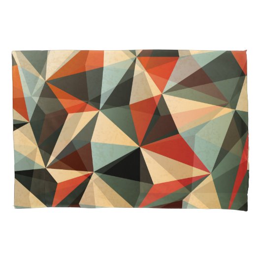 Diamantvorm: Abstract ontwerp Kussensloop (Voorkant)