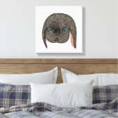 Diamond 2012 canvas afdruk (Insitu (Slaapkamer))