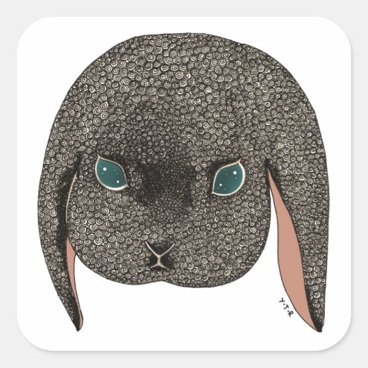 Diamond 2012 vierkante sticker (Voorkant)