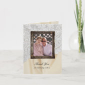 Diamond 60e bruiloft Jubileum dank u kaart (Voorkant)