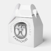 Diamond 60TH Bruiloft Jubileum Gable Favor Box Bedankdoosjes (Voorkant Zijde)