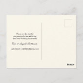 Diamond 60th bruiloft Jubileum Save The Date Briefkaart (Achterkant)