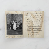 Diamond 60th Wedding Jubileum Elegant Kaart (Binnen)